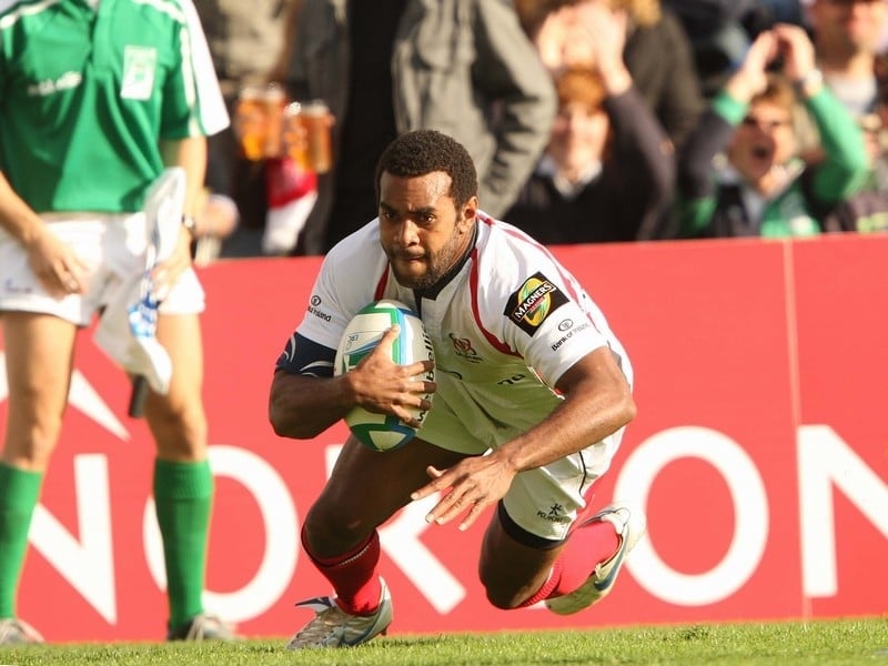 Timoci Nagusa touches down for Ulster's opening try