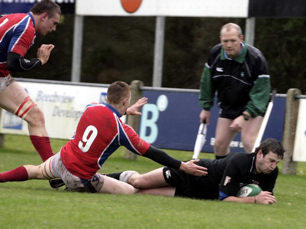 Tommy Seymour scored two tries for Ballumena today