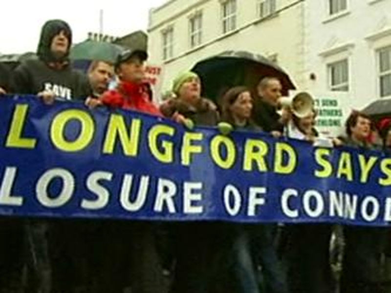 Longford - Hundreds march against cuts