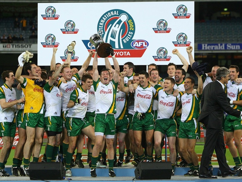 Ireland won the last International Rules series in 2008