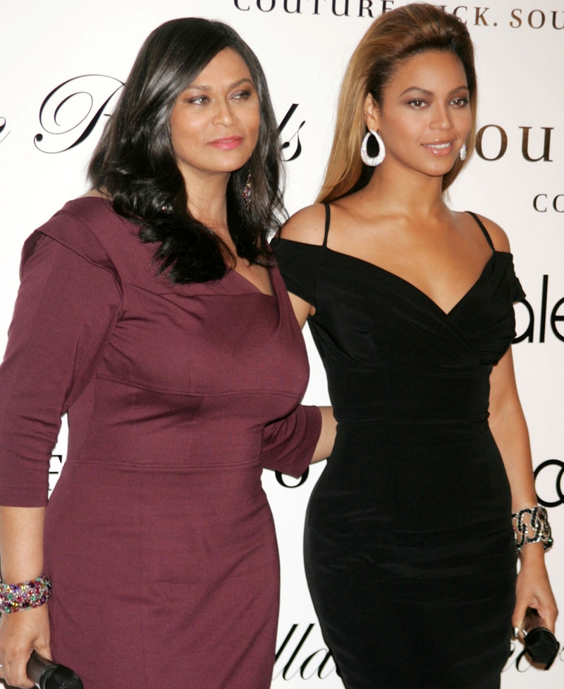 Tina and Beyoncé Knowles