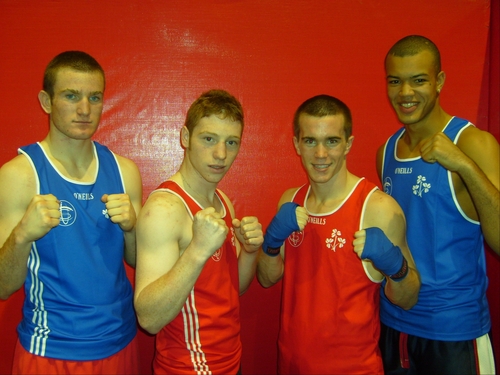 From left to right: David Joe Joyce, Jamie Kavanagh, Ray Moylett, Tommy McCarthy