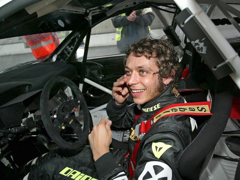 Valentino Rossi believes he could be a rally driver in the future