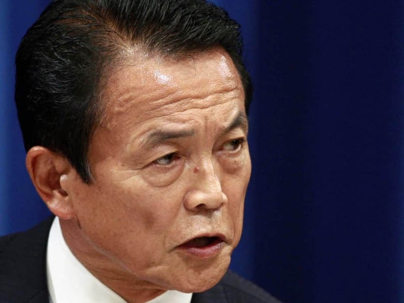 Taro Aso - Japanese PM facing election