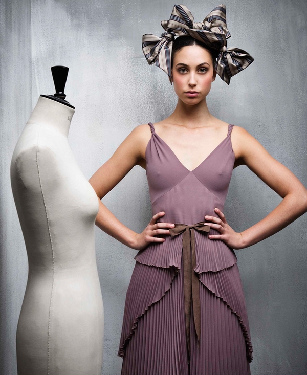 A dress from Peter O'Brien's new A|wear collection