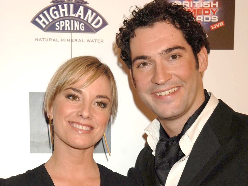 Tom Ellis pictured with his wife Tamzin Outwaite