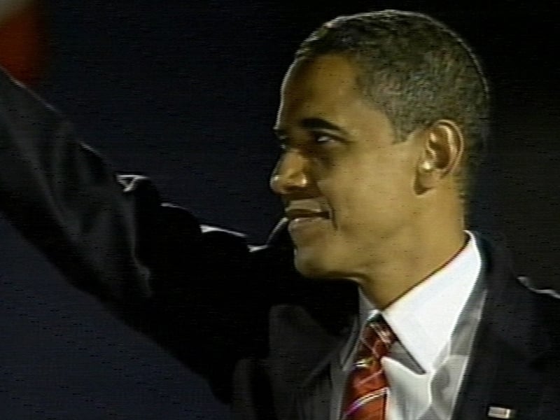 Barack Obama - Addresses supporters in Grant Park