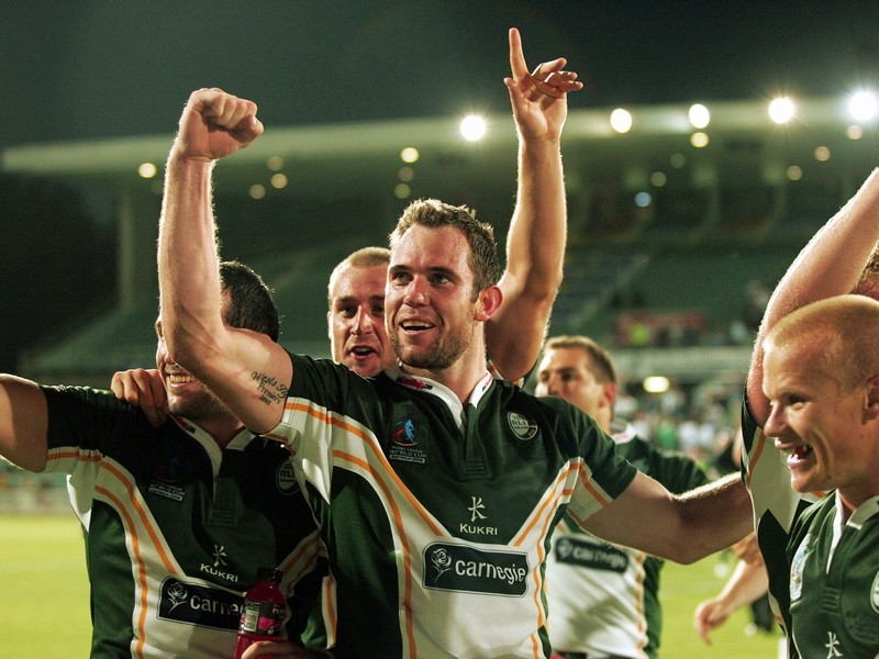 Pat Richards was the man-of-the-match as Ireland moved to within one game of the semi-final