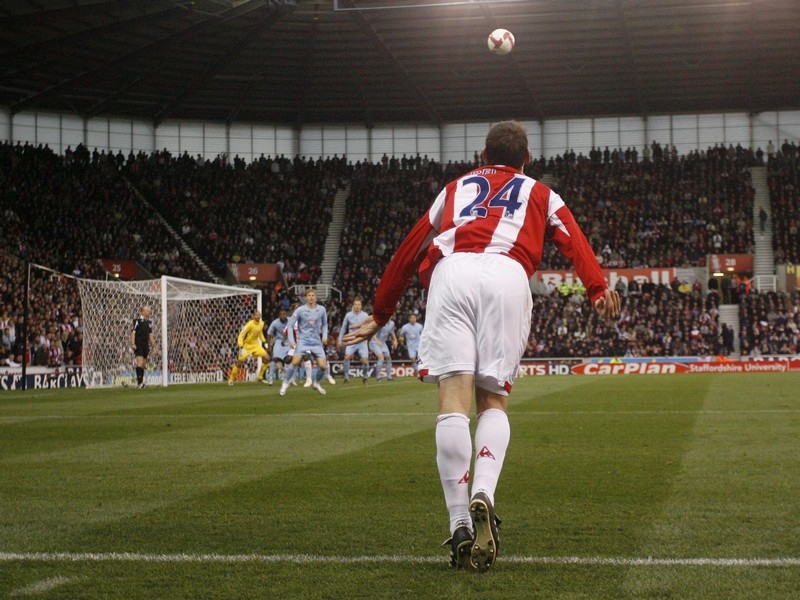 Rory Delap's legendary long throw-ins were directly responsible for both of Stoke City's goals