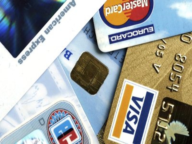 Credit card spending - 15% annual drop