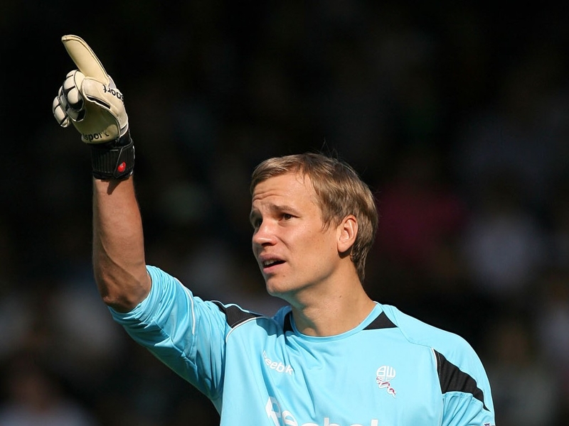 Jussi Jaaskelainen was the hero for Bolton today