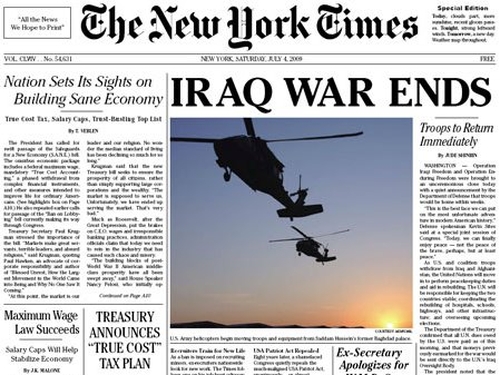 New York Times Parody - Distributed in NY and online