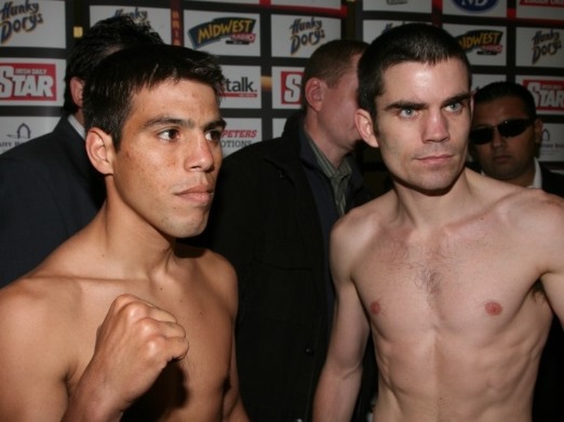 Cristian Faccio (l) and Bernard Dunne (r) will do battle in Castlebar