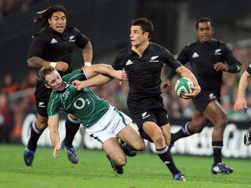 Dan Carter is back in New Zealand after an injury hit stint with Perpignan