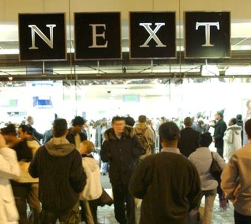 Next sales - £15m added to profit figures