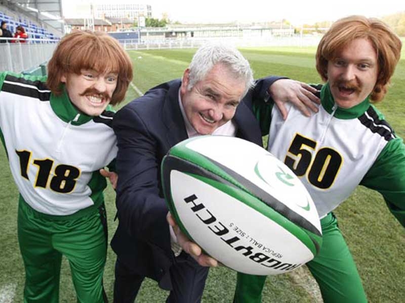 Brent Pope with the 11850 actors
