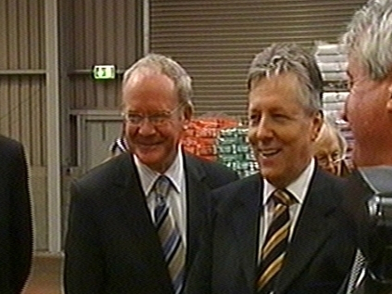 McGuinness & Robinson - Congratulated by US president