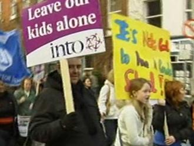 Cork - Protest over education cuts