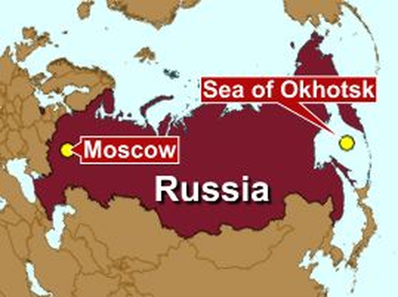 Russia - Quake epicentre in Sea of Okhotsk
