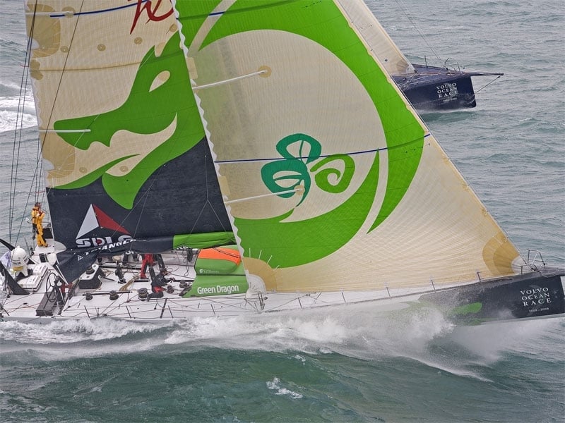 Green Dragon currently sits in third place in the Volvo Ocean Race