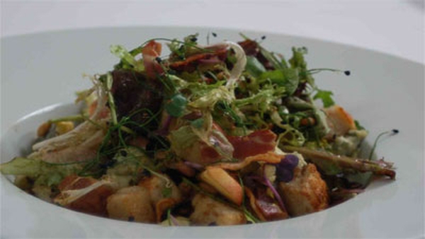 Cashel Blue Cheese Salad with Pancetta and Toasted