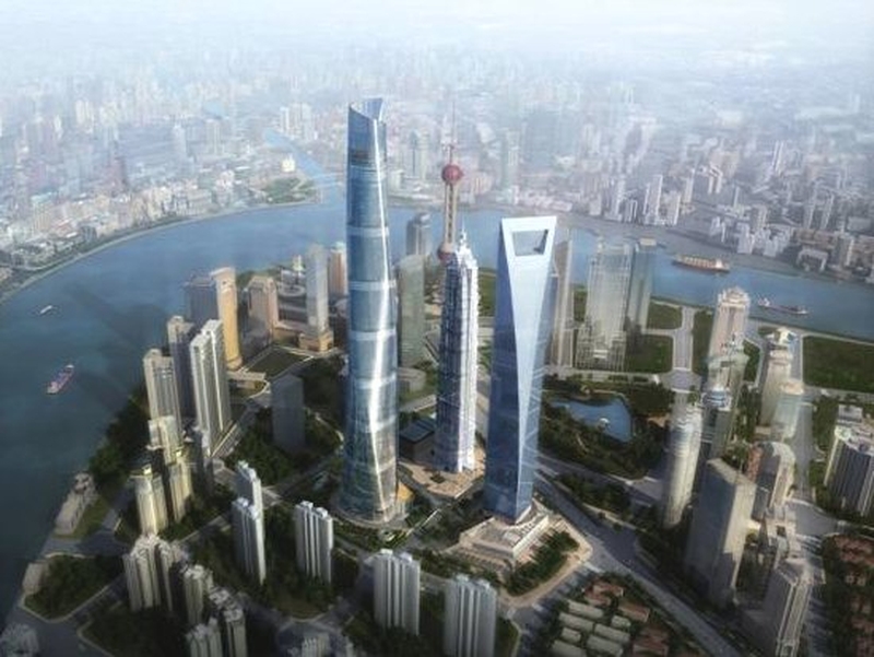 Shanghai - Tower to be built alongside China's current tallest building