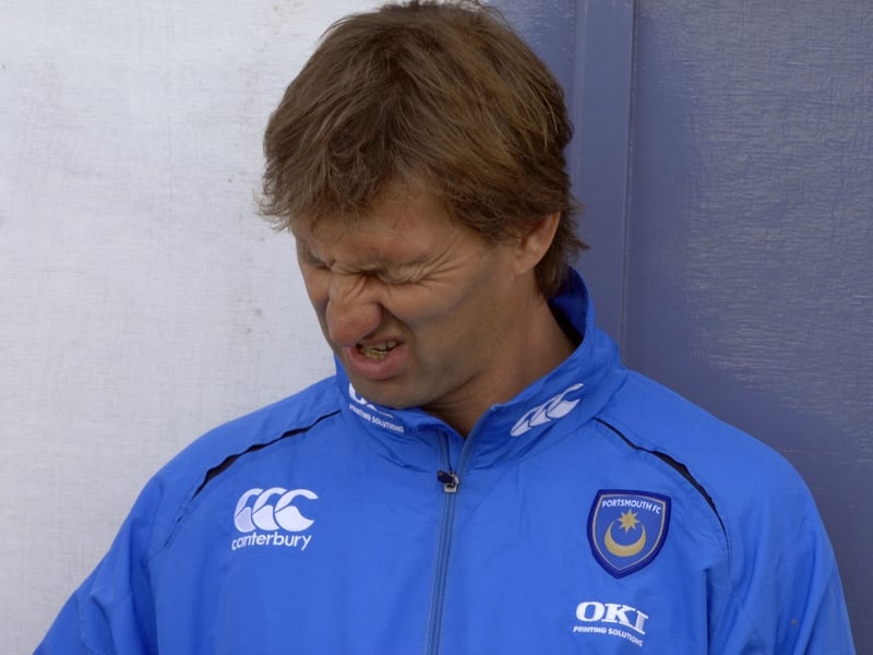 Tony Adams's Portsmouth team were missing Jermaine Defoe today