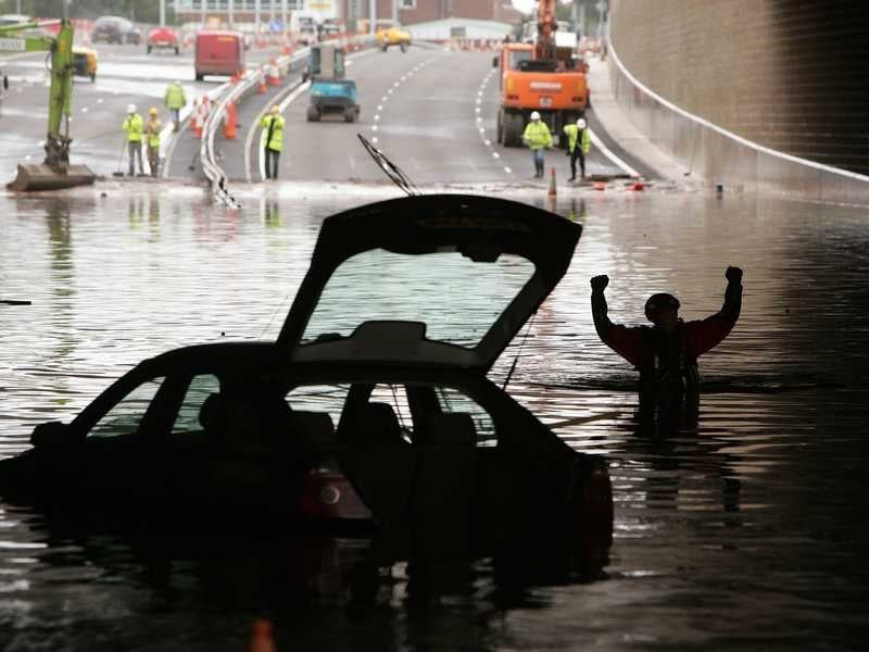 Broadway Underpass - Flooded last August