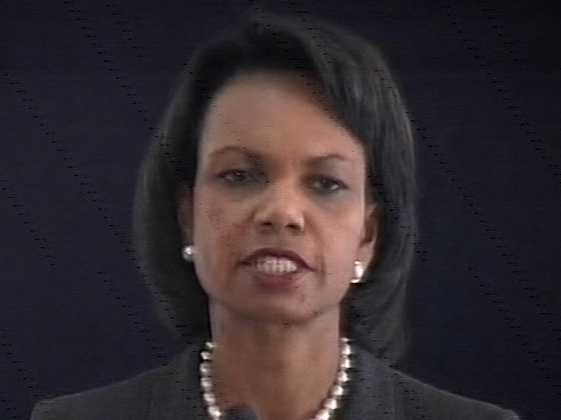 Condoleezza Rice - Speaking in Islamabad