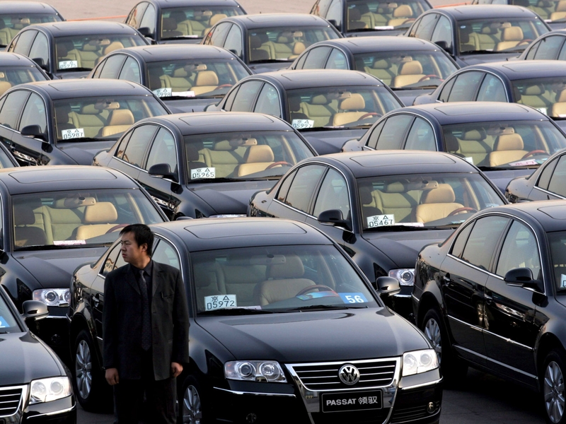 Cars - Sales down by 62%