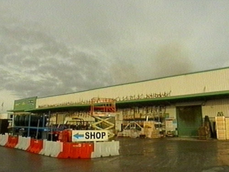 Longford - Extensive fire damage at Brooks