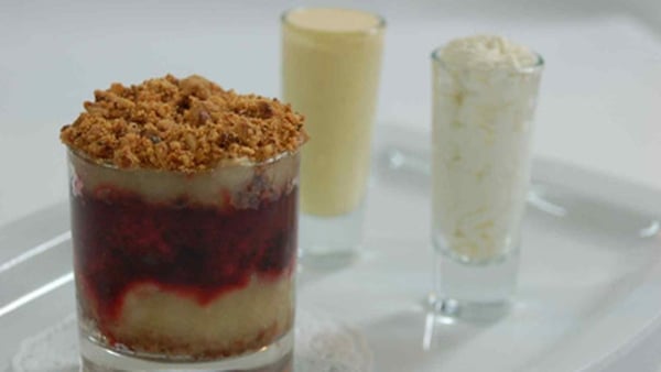 Autumn Berry Pudding With Ginger Creme Anglaise An