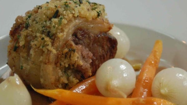 Roast Stuffed Loin of Autumn Lamb
