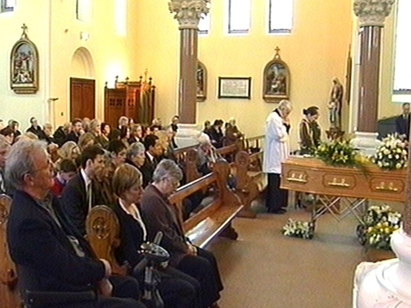 Conor Cruise O'Brien - Leading political figures at funeral mass