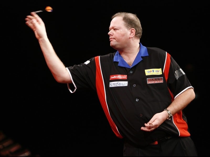 Raymond van Barneveld was in scintillating form at Ally Pally