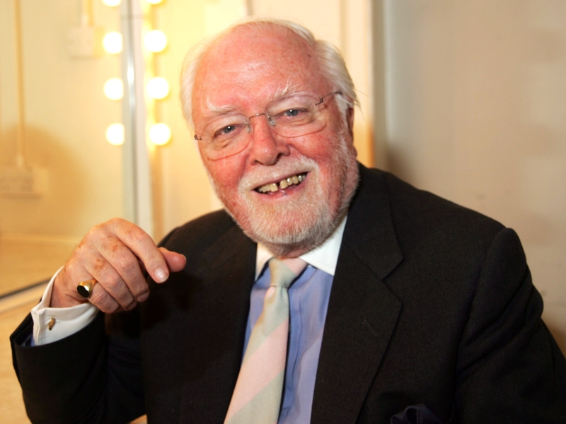 Richard Attenborough - stable after fall