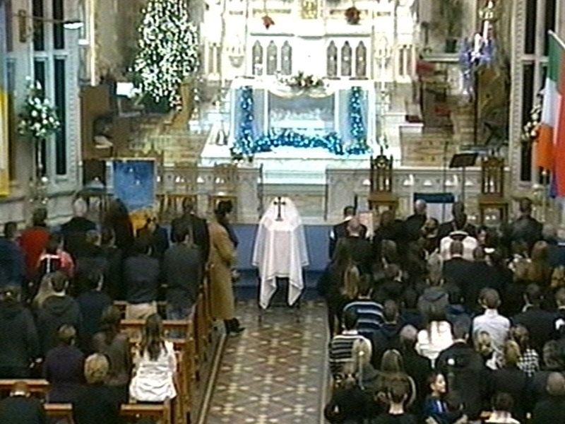 Nenagh - 300 mourners attended Stuart Donnellan's funeral