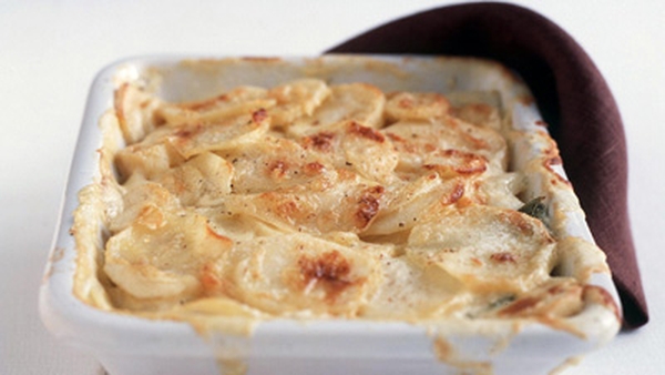 Potato, Fennel and Leek Gratin