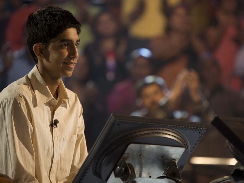 Jamal during the life changing TV show