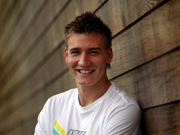 Niklas Bendtner was the hero for Arsenal today