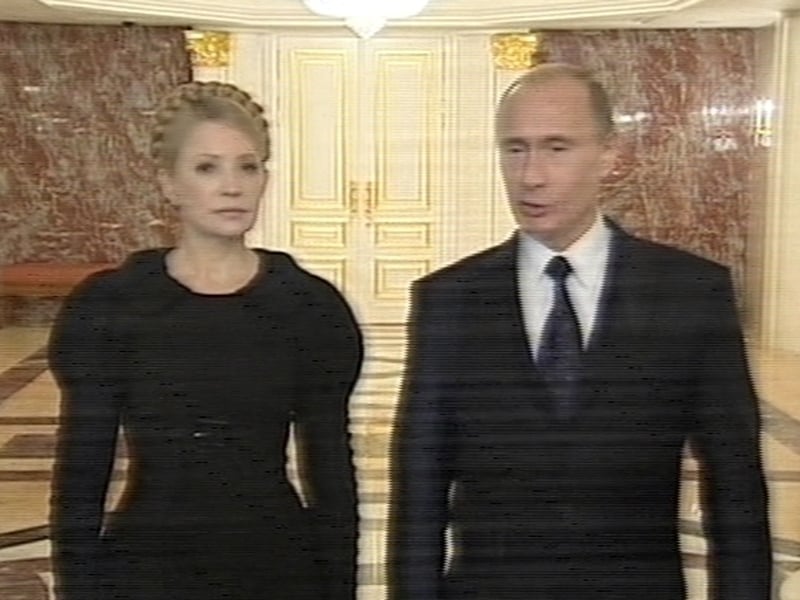 Tymoshenko &amp; Putin - Gas deal agreed