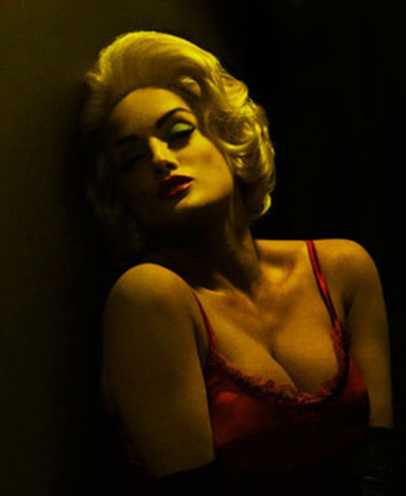 A glamorous shot of Virginia Macari as 'Doll'