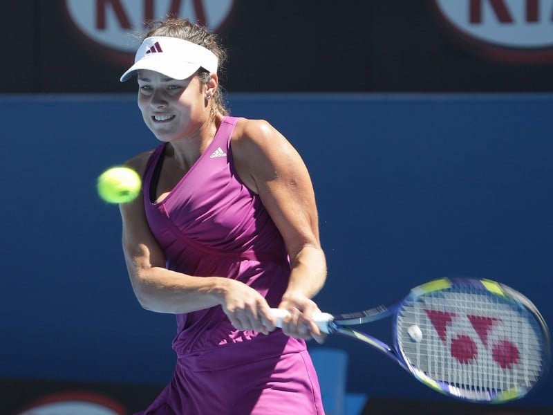 Ana Ivanovic may not have been at her best, but was still too good for Julia Goerges