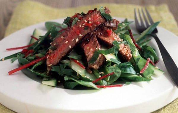Warm Beef Salad Thai style