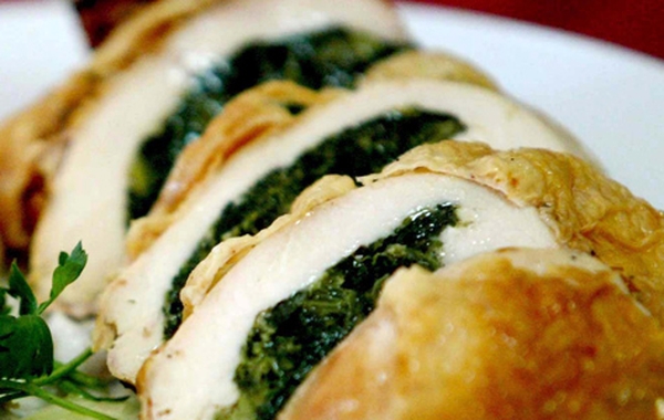 Chicken Breast Stuffed with Spinach & Mozzarella w
