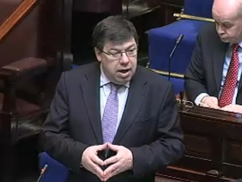 Brian Cowen - Prospect of 100,000 job losses