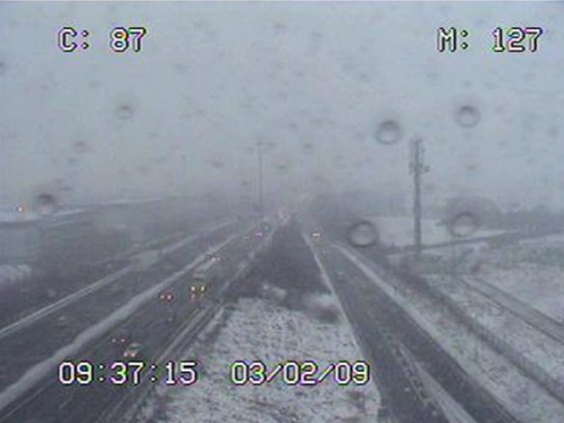 M50 - South of the Finglas roundabout this morning