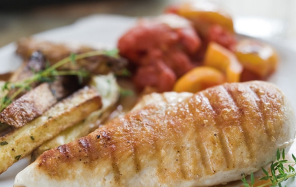 Grilled Breast of Chicken and Vegetable Ratatouill