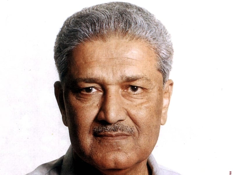 Abdul Qadeer Khan - Confessed to nuclear proliferation network