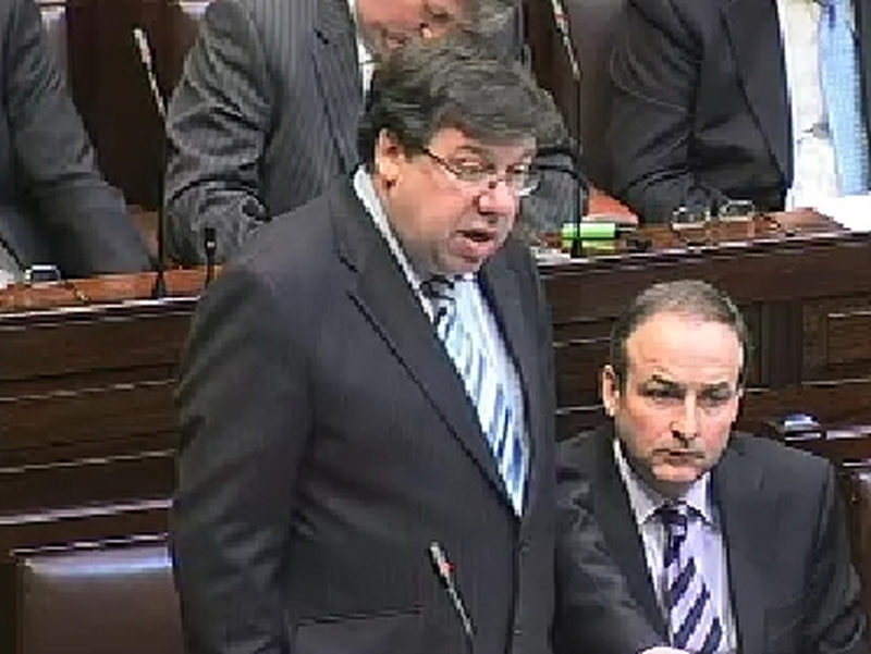 Brian Cowen - Replying to questions on Anglo Irish
